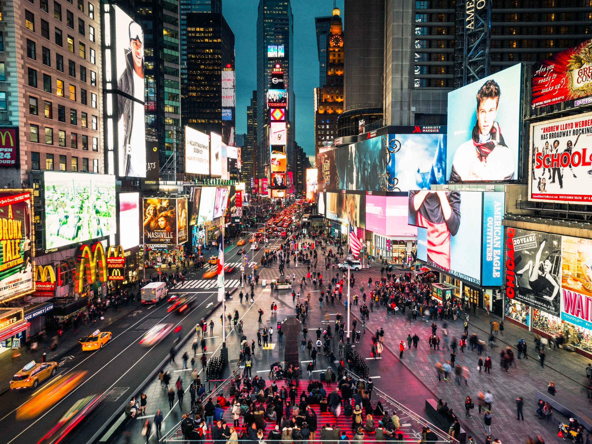 A photo of Time Square, NYC